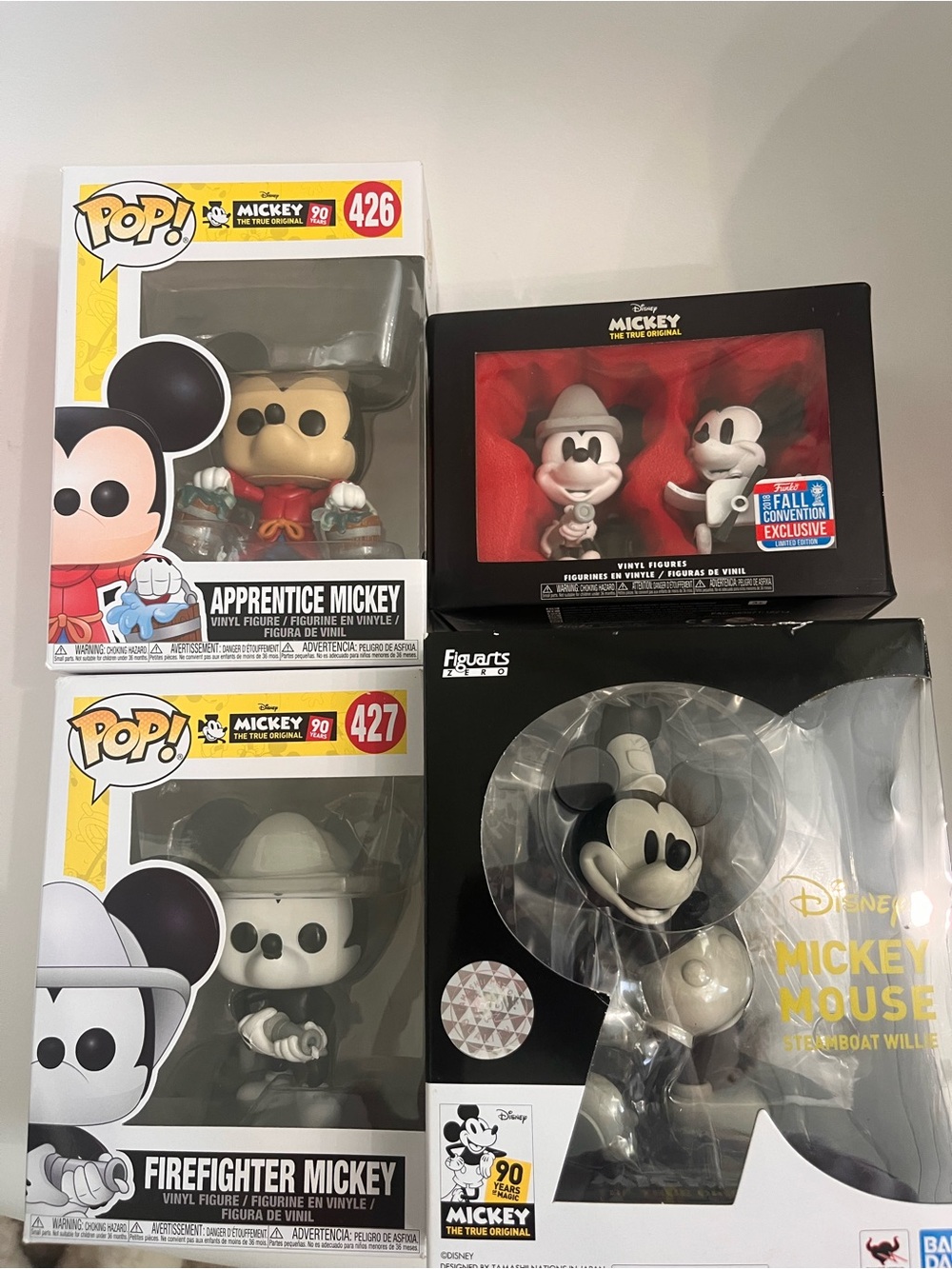 Mickey Mouse 90th Anniversary 2018 Exclusives Bundle; New in Box